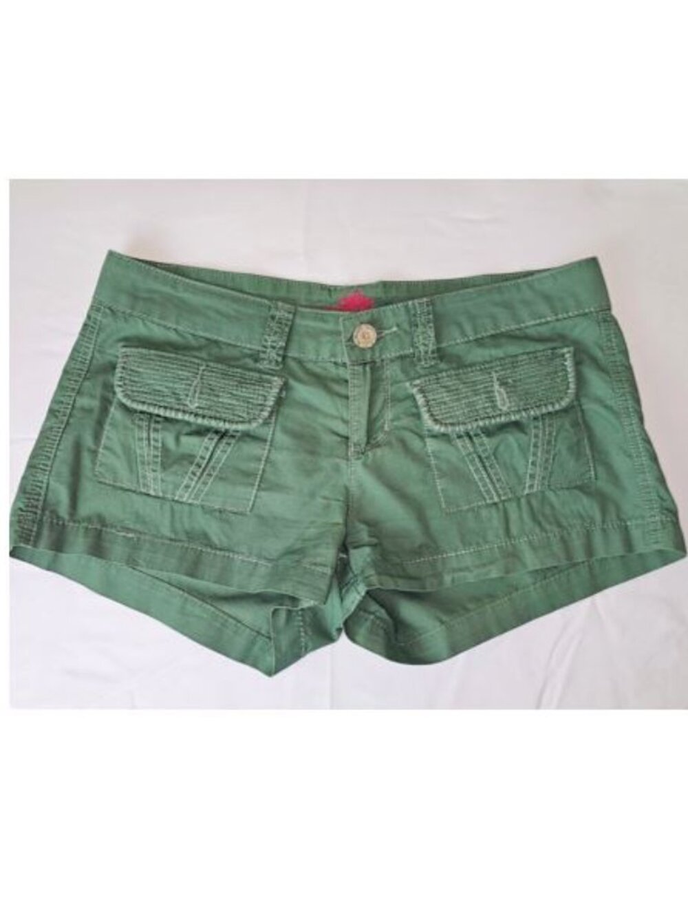 Army Green Cargo Shorts